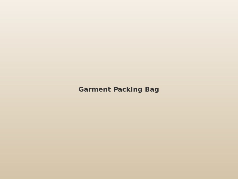 Garment packing bag