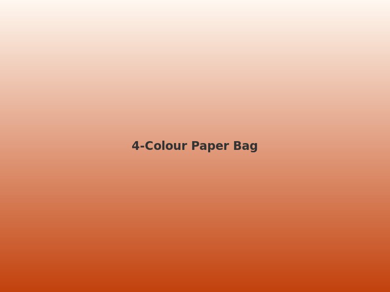 Four colour paper bag
